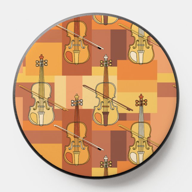 Colorful Violin Blocks PopSocket (Popsocket)