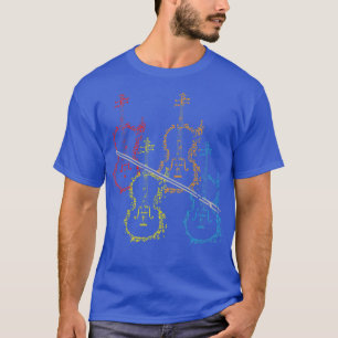 Colorful violin T-Shirt