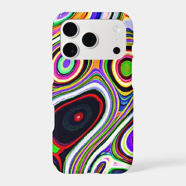Colorful Vivid Abstraction Pattern Iphone Case (Back)