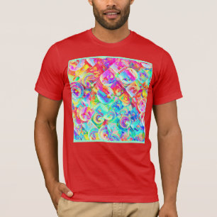 Colorful Vivid Abstraction Pattern T-Shirt