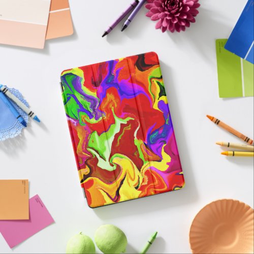 Colorful Vivid Abstractions Pattern iPad Air Cover