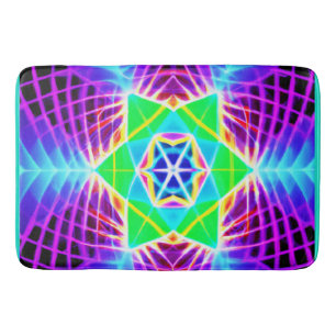 Colorful Vivid Pattern Bath Mat