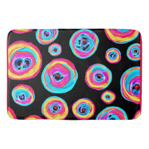 Colorful Vivid Pattern Design Bath Mat