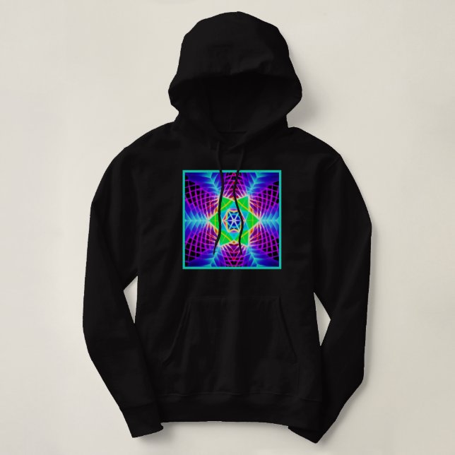 Colorful Vivid Pattern Hoodie (Design Front)