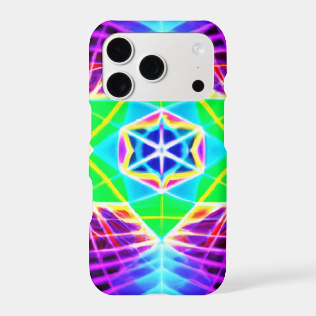 Colorful Vivid Pattern Iphone Case (Back)