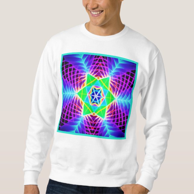 Colorful Vivid Pattern Sweatshirt (Front)