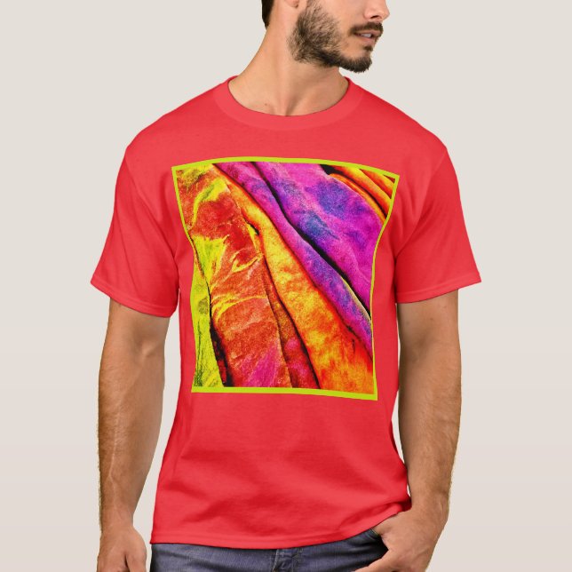 Colorful VividAbstract Symphony T-Shirt (Front)