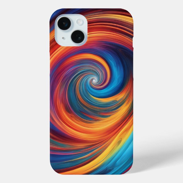 Colorful vortex Case-Mate iPhone case (Back)