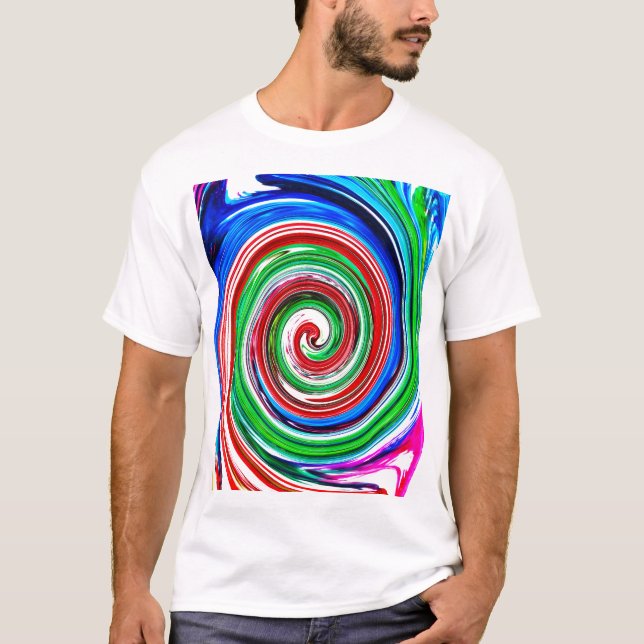 Colorful vortex T-Shirt (Front)