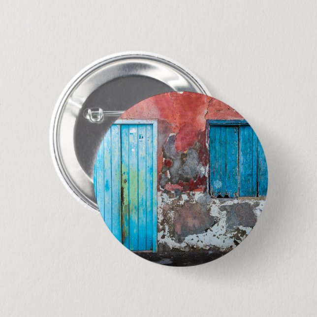 Colorful wall, door and shutters button (Front & Back)