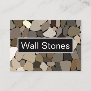 Colorful Wall Stones  Business Card