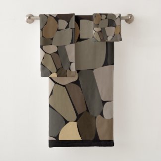 Colorful Wall Stones Pattern