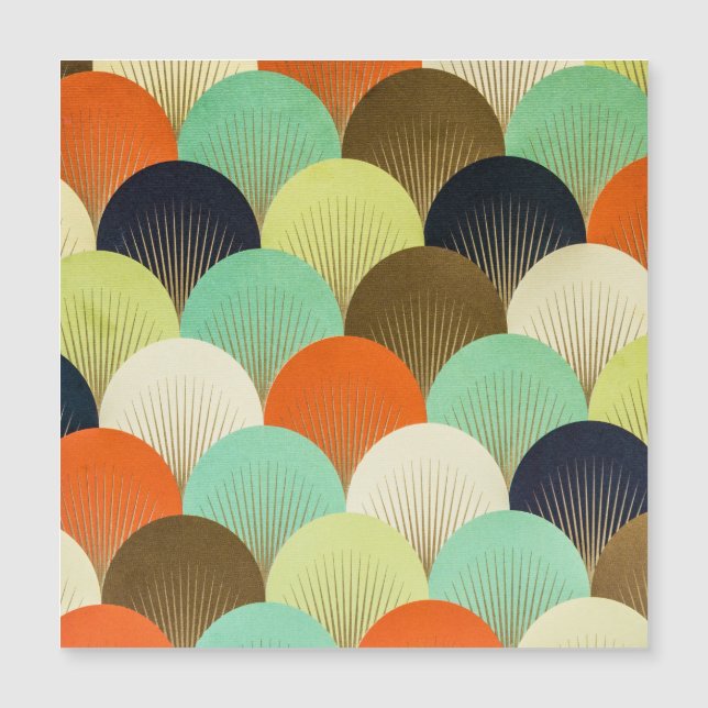 Colorful wallpaper: artistic design. (Front)