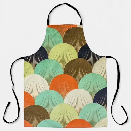 Colorful wallpaper artistic design apron