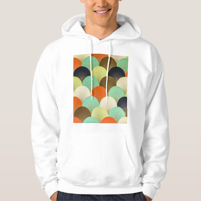 Colorful wallpaper: artistic design. hoodie (Front)