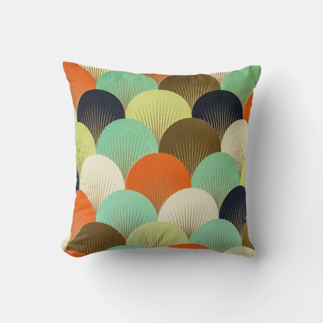 Colorful wallpaper: artistic design. throw pillow (Front)