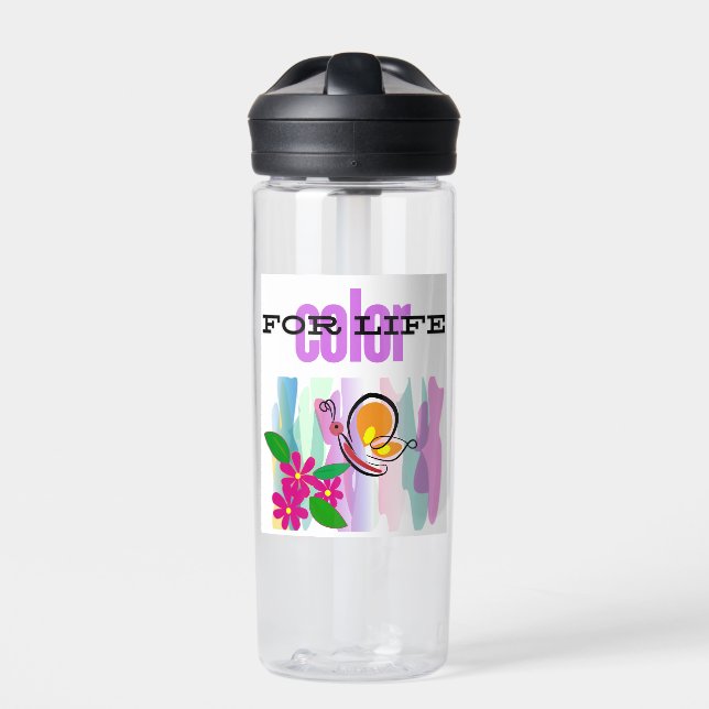 colorful water bottle (Front)