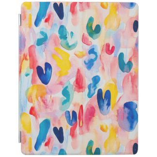 Colorful Water Color Painting iPad Smart Cover