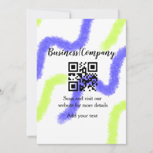 Colorful watercolor abstract add name text invitation