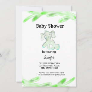 Colorful watercolor abstract add name text invitation