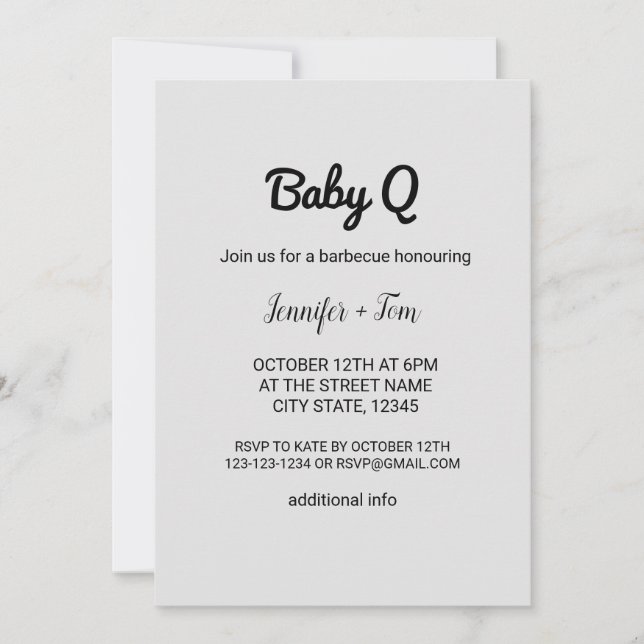 Colorful watercolor add your name text editable invitation (Front)