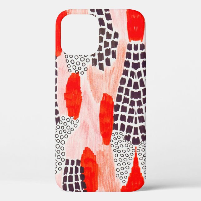 Colorful watercolor artwork Case-Mate iPhone case (Back)