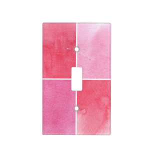 colorful watercolor background for your 3 light switch cover