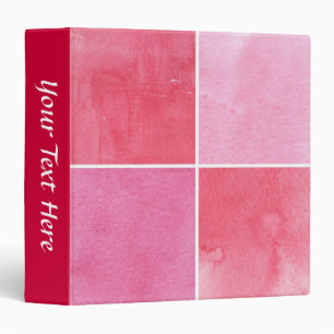 colorful watercolor background for your 3 ring binder