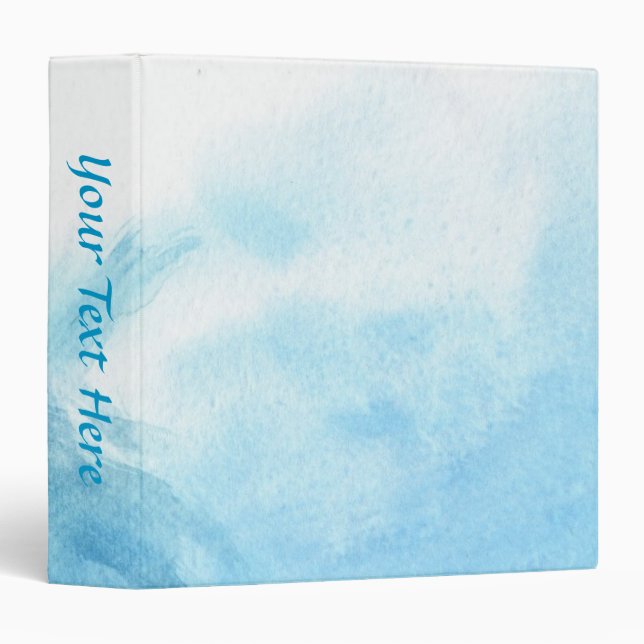 colorful watercolor background for your binder (Front/Spine)