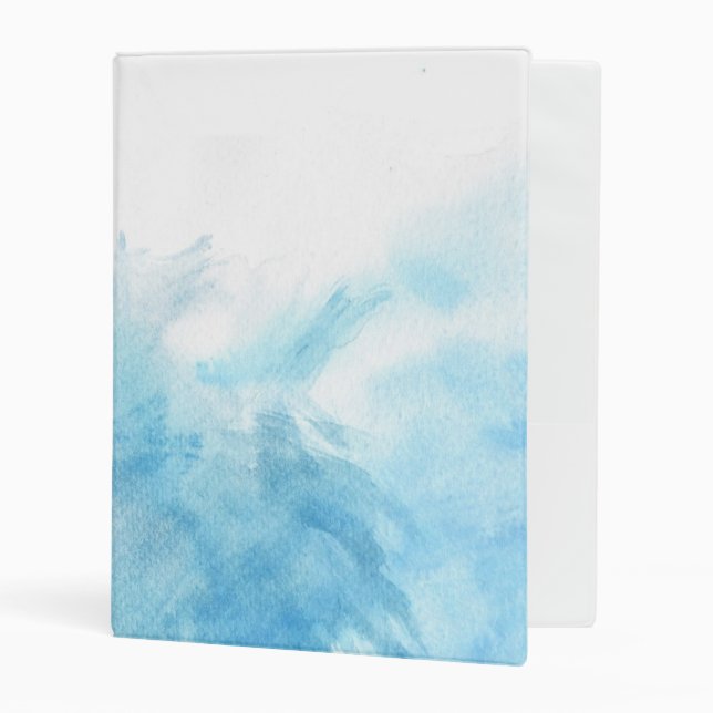 colorful watercolor background for your mini binder (Front/Inside)
