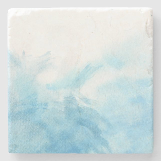 colorful watercolor background for your stone coaster (Front)