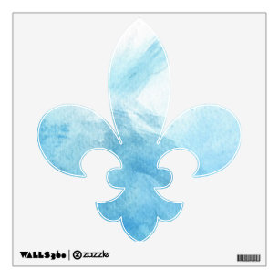 colorful watercolor background for your wall decal