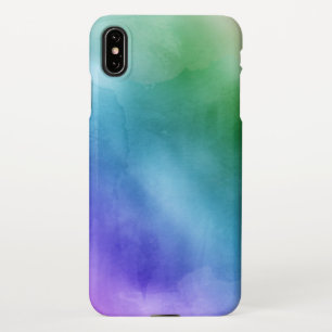 Colorful Watercolor Background iPhone XS Max Case