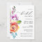 Colorful Watercolor Boho Floral Bridal Shower