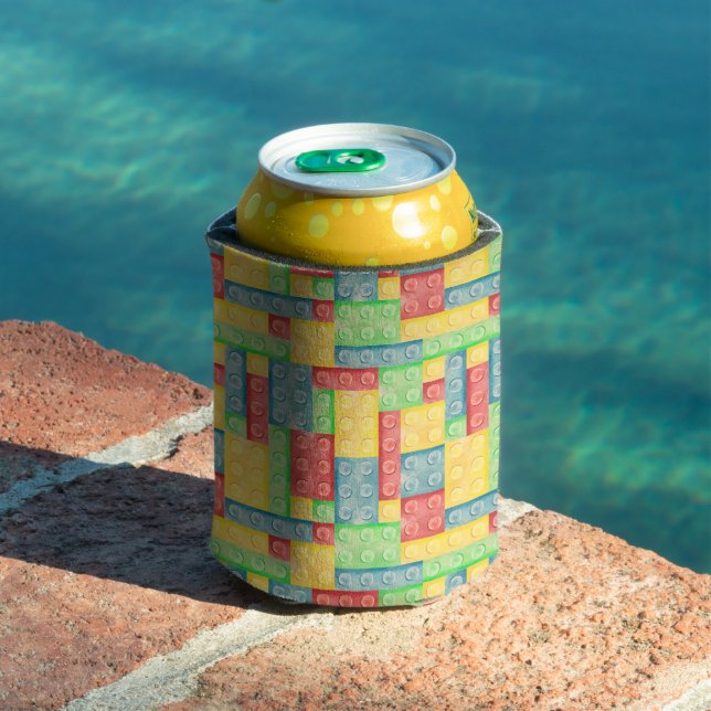 Colorful Watercolor Building Blocks Can Cooler (In Situ Pool)
