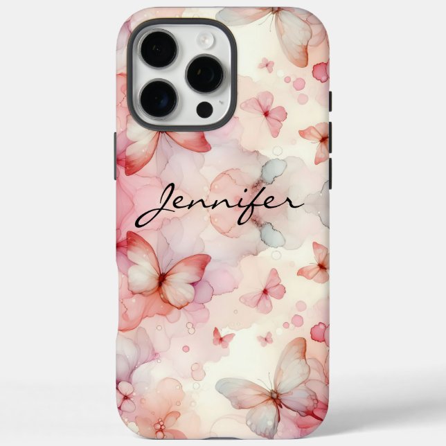 Colorful Watercolor Butterfly iPhone Case-Mate iPhone Case (Back)