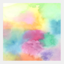 Colorful Watercolor Clouds or Blobs