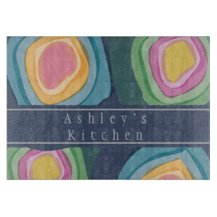 Colorful Watercolor Customized  Cutting Board