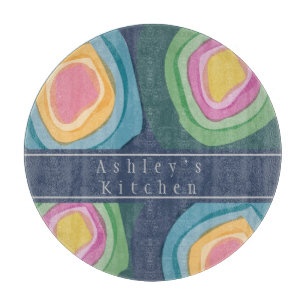 Colorful Watercolor Customized  Cutting Board