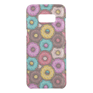 Colorful Watercolor Donuts with Sprinkles Pattern Uncommon Samsung Galaxy S8+ Case