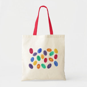 Colorful Watercolor Easter Eggs Jelly Beans Bags