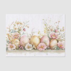 Colorful watercolor Easter Eggs Tissue Paper