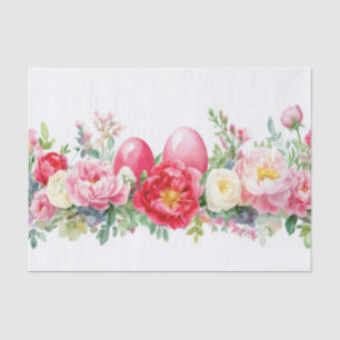 Colorful watercolor Easter Eggs Tissue Paper