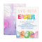 Colorful watercolor Easter Invitations