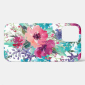 Colorful Watercolor Floral Pattern Case-Mate iPhone Case (Back (Horizontal))