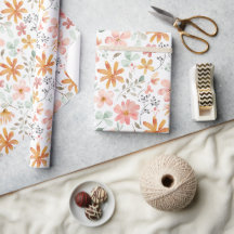 Colorful Watercolor Floral Pattern