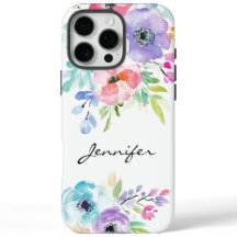 Colorful Watercolor Flower iPhone / iPad case