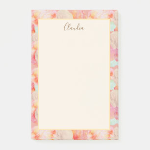 Colorful Watercolor Ice Cream Personal Stationery Post-it Notes