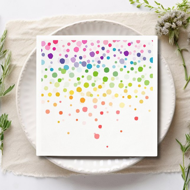 Colorful Watercolor Paint Splatter | Celebrations Napkins (Creator Uploaded)