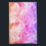 Colorful Watercolor Pink Splotches Abstract Art Kitchen Towel<br><div class="desc">Decorate your kitchen with this cool abstract art towel. Makes a great housewarming or wedding gift! 
You can customize it and add text too.
Check my shop for lots more colors and patterns!</div>